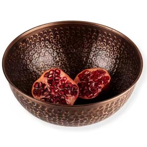 Silver Plated Floral Chocolate Dates Serving <b>Bowl</b> Embossed Polished Technique For Dry Fruits Candy Salad Chips Snacks Parties - Product Image 3
