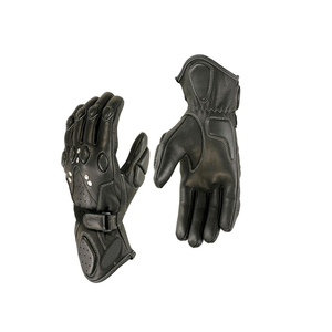 Mejor Precio Mejores Guantes de montar 100% Guantes de carreras de motos de cuero Buena calidad Guantes de carreras de motos Logotipo personalizado - Product Image 4