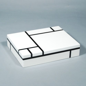 Caja Organizadora de Joyería de Madera Decorativa Hecha a Mano con Incrustaciones de Resina Ecológica de Lujo para Anillos, Aretes, Pulseras, Regalo - Product Image 1