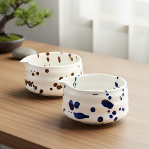 Bol à matcha en porcelaine durable de qualité supérieure 3460996, design nordique, 300 ml - Product Image 1