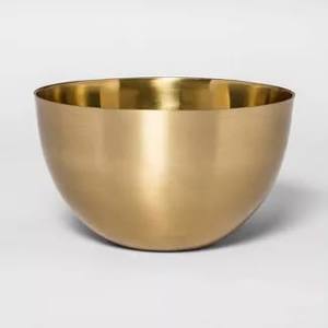 Grand bol en laiton orné de détails idéal pour les décors de table de fête intérieurs traditionnels ou décor de puja - Product Image 5
