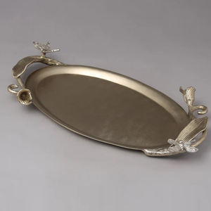 ถาดเสิร์ฟอาหารอลูมิเนียมดีไซน์สร้างสรรค์สำหรับตกแต่งโต๊ะอาหารในร้านอาหารหรือโรงแรม  ขายส่งจากโรงงาน - Product Image 6