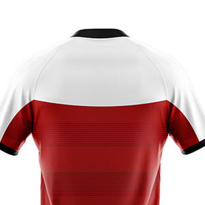 Conjuntos de Uniformes de Rugby Transpirables y Absorbentes de Humedad, Color Personalizado OEM, 100% Poliéster, Nombre del Equipo Personalizado, Precio de Fábrica - Product Image 4