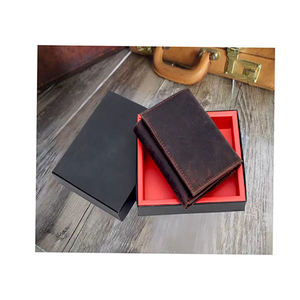 Meilleure qualité Top meilleure vente 100% portefeuille mince pour hommes en cuir véritable du fabricant indien portefeuille porte-cartes mince meilleur prix - Product Image 5