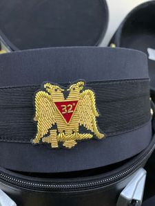 หมวกปักมงกุฎสีดำรูปพระราชพิธีแบบสก๊อต32ND - Product Image 3