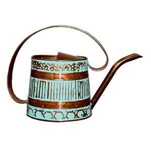 Regadera de metal funcional diseñada para facilitar su manejo, que proporciona una salida de agua constante para jardinería en interiores y exteriores. - Product Image 4