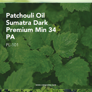 Aceite de Pachulí de Sumatra Oscuro de Alta Calidad Natural Premium Mínimo 34 PA (PL-101) Aroma Vainilla - Product Image 2