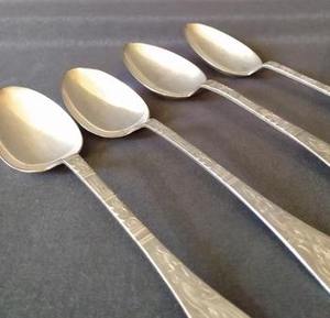 Cuillère de mariage en acier inoxydable avec poignée gravée de couleur or de l'Inde Ustensiles de cuisine parfaits Vaisselle Accessoire pour hôtel - Product Image 2