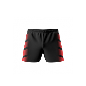 Shorts de rugby en polyester pour hommes de haute qualité, personnalisés, couleur unie, ensembles unisexes avec logo personnalisé, respirants et antibactériens - Product Image 5