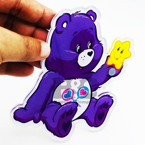 New Arrivals Acrylic Lash Tiles Care Bear Sustainable Eyelash Tiles Custom Teddy Bear Eyelash Tile <b>Magnet</b> for Tweezers mink - Product Image 4