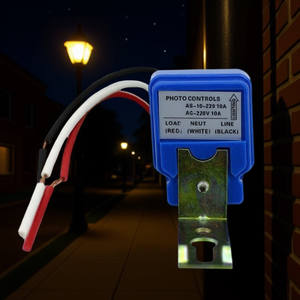AS-10 220V 10A <b>Waterproof</b> Street <b>Light</b> Sensor <b>Switch</b> - Product Image 3