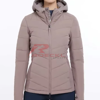 Haute qualité femmes veste d'équitation en gros softshell tissu technique séchage rapide respirant confort coupe ajustée équestre