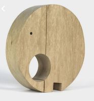 Figurines d'oiseaux en bois faites à la main ensemble de 3 sculptures d'animaux décoratifs ornements d'oiseaux en bois rustiques pièce maîtresse en bois minimaliste