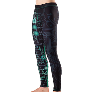 Sublimado MMA Spats Unisex Leggings Medias para gimnasio Fitness Compresión Ligero Spandex/Poliéster 220g Pantalones - Product Image 3
