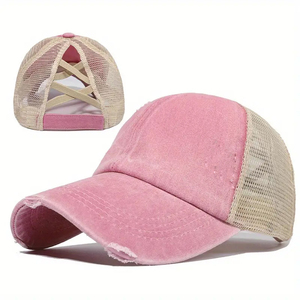<b>Top</b> Quality Hats for Women Baseball Cap Summer <b>Distressed</b> Cotton Women - Product Image 1