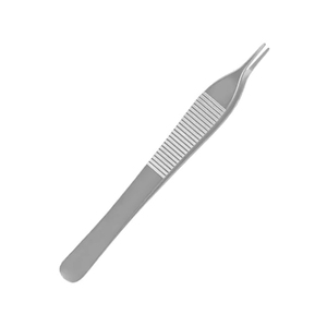 Pince à pansements Adson personnalisée 6 "pointes dentelées délicates coudées pince à épiler dentée en acier allemand pour chirurgie - Product Image 2
