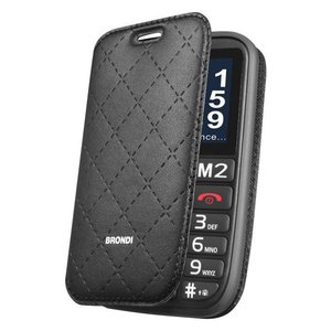 Teléfono Celular Flip AMICO Stiloso Negro 2G GPRS con Teclado QWERTY, Cámara, Radio FM, Linterna y 16GB de Almacenamiento - Product Image 3
