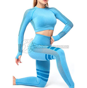 Fitness Wear Top Design Custom Logo Running Gym <b>Sports</b> <b>Bra</b> & Leggings Sexy Yoga <b>Sets</b> for Women - Product Image 1