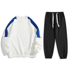 Propre logo personnalisé ensembles de survêtements imprimés pour hommes fermeture éclair pantalon de survêtement à capuche ensemble de survêtement pour hommes - Product Image 2