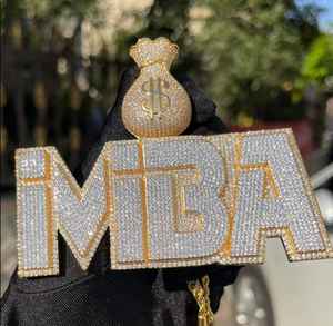 Mejor diseñador personalizado Iced out Moissanite Diamond Jewelry Colgante de nombre personalizado para ocasiones de regalo de boda de fiesta - Product Image 1