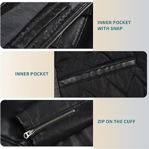 Unique quality Custom <b>Sheepskin</b> Bomber <b>Jacket</b> High Quality Leather <b>Jacket</b> - Product Image 6