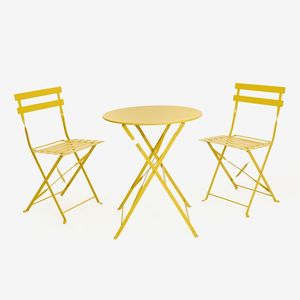 Ghế sắt thoải mái với bàn ăn để sử dụng ngoài trời trong phòng khách hoặc khách sạn - Product Image 6