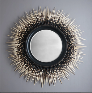 Venta caliente 2024 espejo de pared decorativo redondo acento espejo veneciano grande para decoración del hogar - Product Image 1