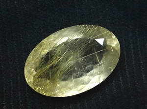 Piedra facetada de rutilo dorado de corte increíble, gemas de rutilo dorado pulido liso, mayorista de piedras preciosas de corte Natural de Color dorado - Product Image 3