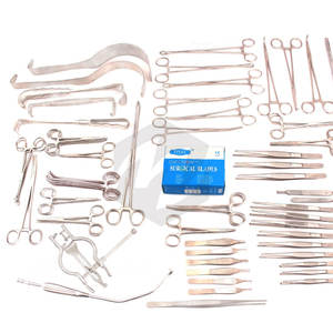 Ensemble complet d'instruments médicaux chirurgicaux de laparotomie pédiatrique de 108 pièces pour la chirurgie générale stérilisable de qualité médicale supérieure - Product Image 1