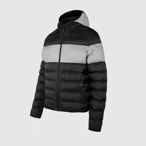 Wholesale Custom Lightweight Men's Winter Jacket Regular Bubble Puffer with <b>Quilted</b> Canvas Warm Packable Coat - Product Image 5