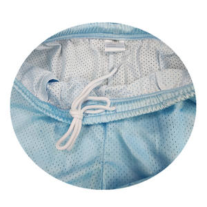 Pantalones cortos de baloncesto con cordón de malla y cintura elástica cómodos para hombre con estampado de poliéster, pantalones cortos de gimnasio para entrenamiento atlético - Product Image 6