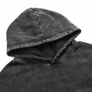 2025 fabricants de vêtements personnalisé Streetwear épais sweats à capuche grande taille hommes tissé à capuche pull à capuche - Product Image 2