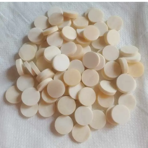 Boutons ronds modernes faits à la main en corne de buffle de haute qualité, motif naturel écologique, décoration personnalisée avec logo pour vêtements et sacs - Product Image 1