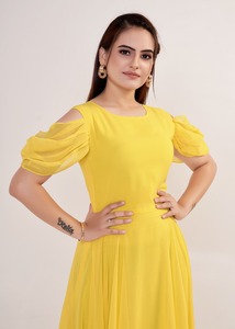 Georgette ชุดเดรสทรงเอไลน์ - Product Image 5