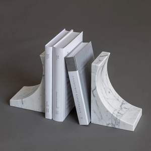Fabricant OEM, serre-livres en marbre durable, design lourd, empêche les livres de glisser ou de tomber - Product Image 1
