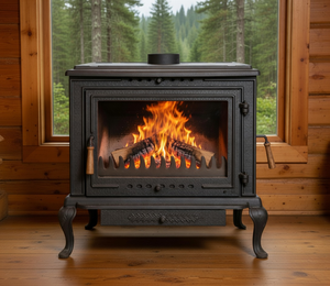 เตาไม้ดีเซลโล่ รุ่น MF107 ดีไซน์แบบดั้งเดิม เป็นมิตรกับสิ่งแวดล้อม เตาเหล็กหล่ออเนกประสงค์สำหรับใช้ภายนอกอาคาร เตาตั้งพื้นสำหรับบ้านพักตากอากาศ พร้อมจำหน่ายออนไลน์ - Product Image 1