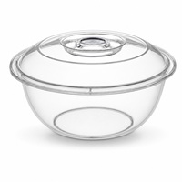 Transparante ronde plastic komdeksel, makkelijk schoon te maken, huishoudelijke keukenopberg, 9L voedselbereidings- en mengbak, klassieke stijl, aanpasbaar
