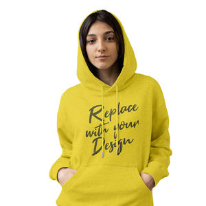 Sweat à capuche personnalisé élégant avec logo et épaules tombantes Sweat-shirt pour femmes design personnalisé Sweat-shirt à capuche unisexe surdimensionné avec épaules tombantes pour femme - Product Image 1