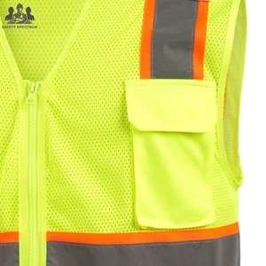 Chaleco de Seguridad Reflectante Impermeable y Transpirable de Calidad Premium del Fabricante OEM, con Logotipo Personalizable, Overol de Trabajo de Secado Rápido - Product Image 5