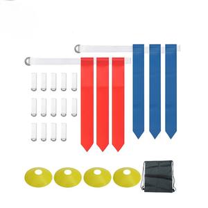 อุปกรณ์ฝึกซ้อมกีฬาคุณภาพสูงขายส่ง เข็มขัดฟุตบอลธงแบบปลดเร็ว ชุดฟุตบอลธงสำหรับทีม - Product Image 6
