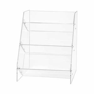 Exhibidor de Ropa Moderno de Acrílico Transparente con 1 Nivel para Uso en Tiendas, Cafeterías, Eventos y Mostradores - Product Image 6