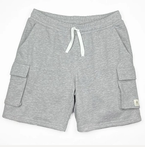 Pantalones cortos deportivos de algodón 100% para hombre, pantalones cortos Cargo 3D con 6 bolsillos, medio sólido, medio liso, de punto, elásticos, transpirables, de felpa francesa - Product Image 3