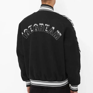 Veste de baseball en laine de qualité supérieure pour homme, style streetwear, nouveau design, longueur longue, personnalisable, personnelle, pour l'hiver - Product Image 3