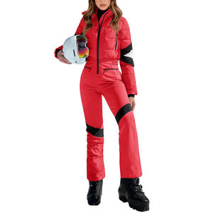 High Quality Custom One Piece Ski <b>Suit</b> for Women Fashionable <b>Snow</b> Wear Plus Size Windbreaker Waterproof Ski <b>Suit</b> For Women - Product Image 3