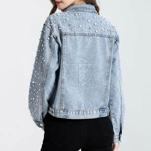 2025 New Arrival <b>Women</b> Jeans <b>Jackets</b> Knitted Breathable Canvas <b>Lightweight</b> High Quality Eco-Friendly Cheap Price - Product Image 4