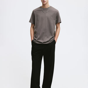 Haute qualité sur mesure T-Shirt vêtements pour hommes 100% coton O cou à manches courtes grande taille couleur différente tenue décontracté hommes T-Shirt - Product Image 2