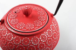 กาน้ำชาเหล็กหล่อญี่ปุ่นโบราณ 600 มล. เคลือบเอนาเมลด้านใน ใช้กับเตาได้ กาต้มน้ำชาแบบขายส่ง พร้อมที่กรองใบชา - Product Image 5