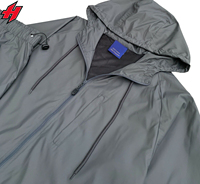 Ensemble de survêtement léger en polyester vierge pour hommes, personnalisable sur mesure, coupe-vent, disponible en toutes tailles, vente en gros