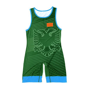 Combinaisons de lutte à sublimation personnalisables avec votre propre logo – Uniformes de lutte durables pour adultes, clubs et équipes - Product Image 1