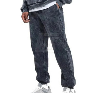 ชุดวอร์มโอเวอร์ไซส์ผู้ชาย ผ้าระบายอากาศ ล้างสีแบบ Acid Wash สำหรับแฟชั่นสตรีทและการใช้งานในชีวิตประจำวัน - Product Image 5